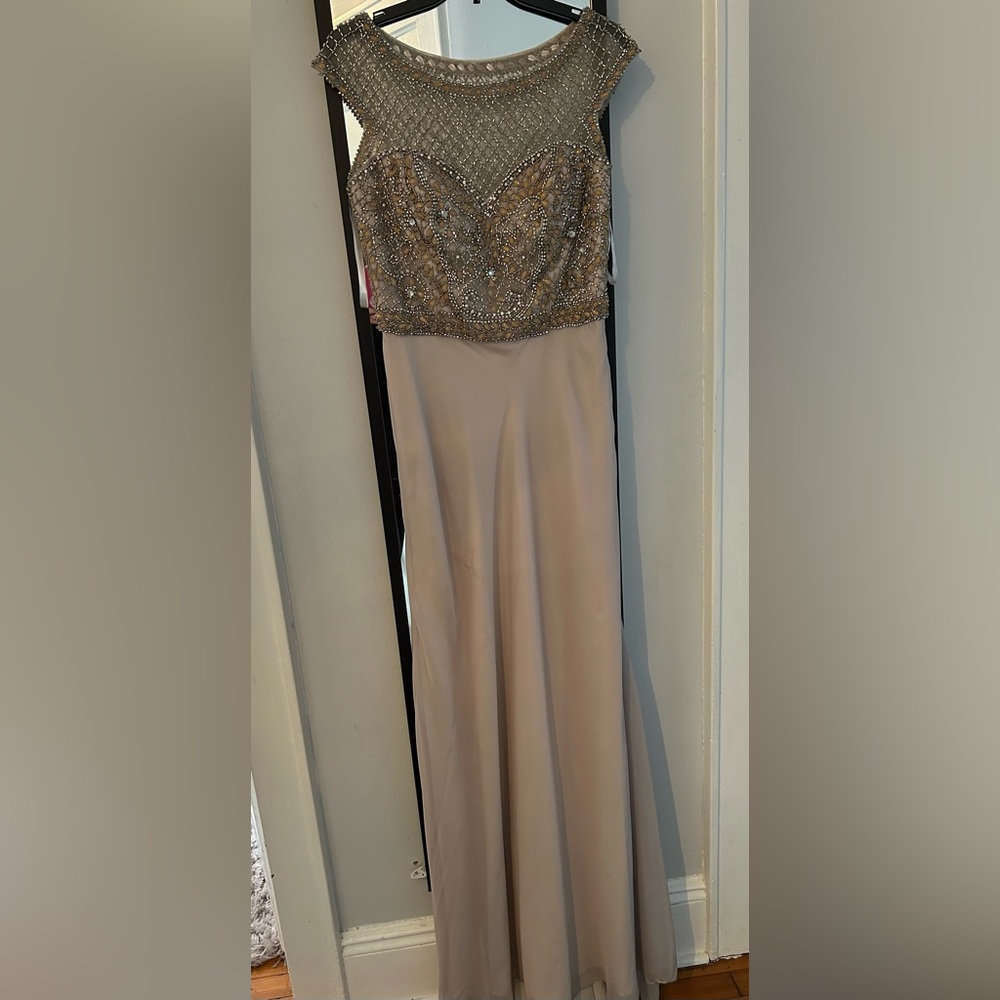 Terani couture dress with small train